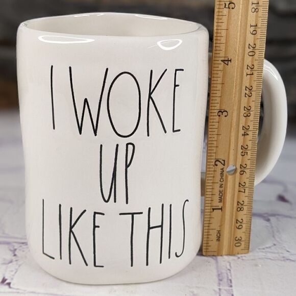 Rae Dunn I WOKE UP LIKE THIS Ceramic Mug - Picture 5 of 6